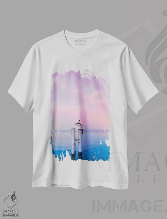 تیشرت طرح دار نگهبان زمان، مدیوم اثر بلی | فروشگاه ایماژ