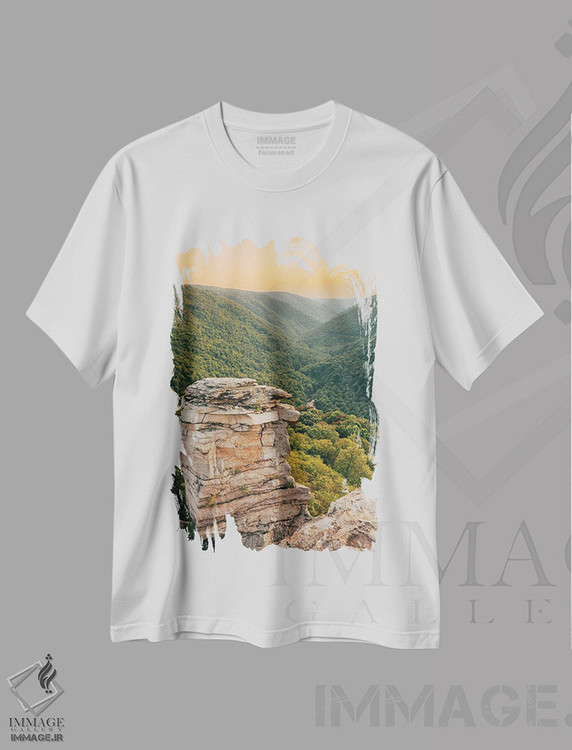 تیشرت طرح دار Blackwater Falls I,غروب نقطه ی لیندی، آبشار بلک واتر I، مدیوم اثر جان بیلوس | فروشگاه ایماژ