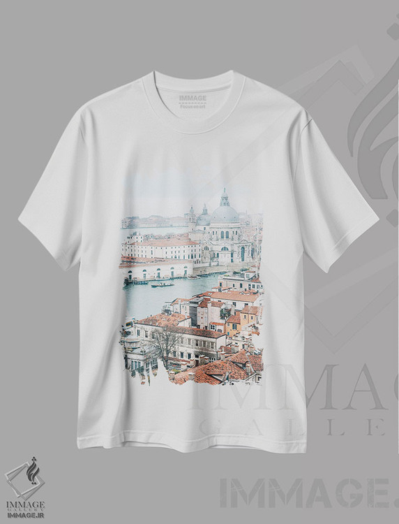 تیشرت طرح دار کلیسای سانتا ماریا دلا سالوته، مدیوم اثر جان بیلوس | immage.ir