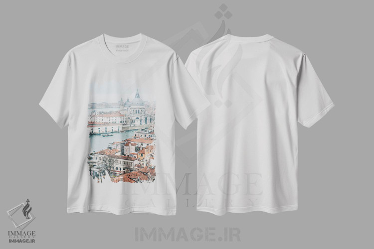تیشرت طرح دار کلیسای سانتا ماریا دلا سالوته، مدیوم اثر جان بیلوس | immage.ir