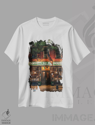 تیشرت طرح دار مکسورلی's اولد ایلز هاوس، مدیوم اثر جان بیلوس | فروشگاه ایماژ