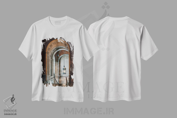 تیشرت طرح دار کتابخانه عمومی نیویورک II، مدیوم اثر جان بیلوس | immage.ir