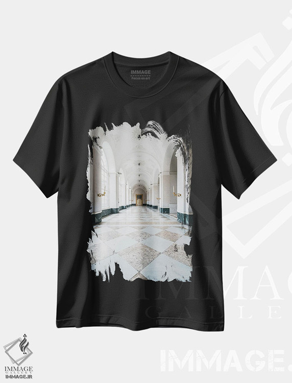 تیشرت طرح دار کاخ سلطنتی ناپل I، مدیوم اثر جان بیلوس | فروشگاه ایماژ
