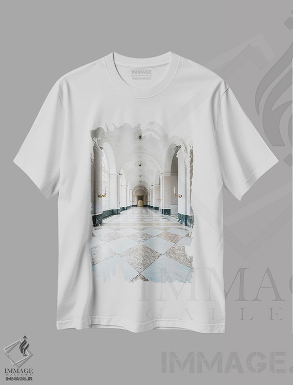 تیشرت طرح دار کاخ سلطنتی ناپل I، مدیوم اثر جان بیلوس | immage.ir