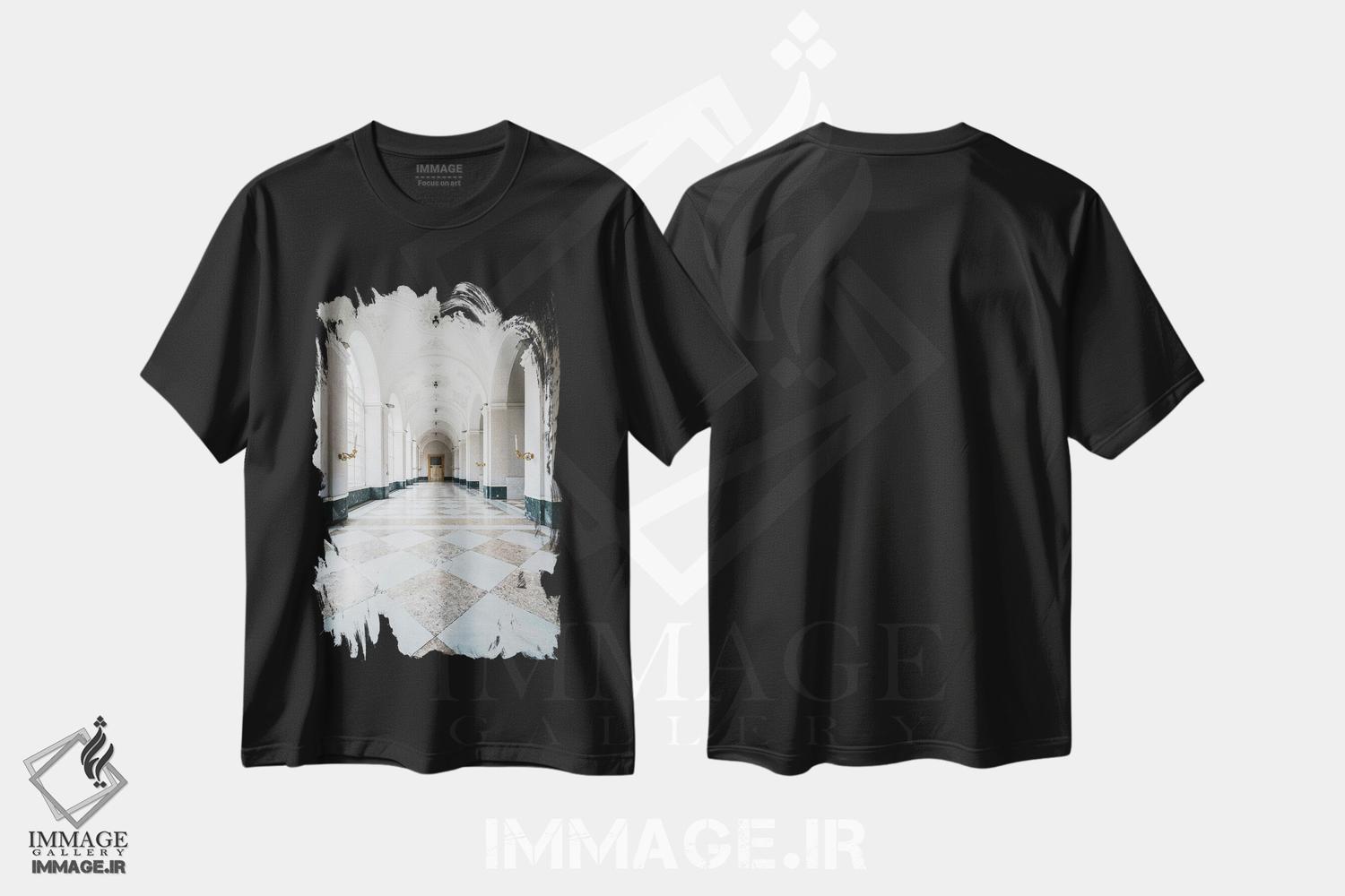 تیشرت طرح دار کاخ سلطنتی ناپل I، مدیوم اثر جان بیلوس | فروشگاه ایماژ