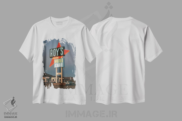 تیشرت طرح دار Amboy III,روی's در جاده ۶۶، آمبوی III، مدیوم اثر جان بیلوس | immage.ir