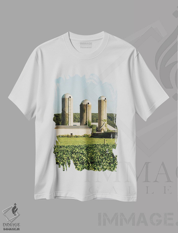 تیشرت طرح دار Perry County I,سیلوها، شهرستان پری I، مدیوم اثر جان بیلوس | فروشگاه ایماژ