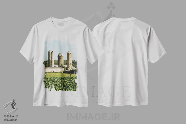 تیشرت طرح دار Perry County I,سیلوها، شهرستان پری I، مدیوم اثر جان بیلوس | فروشگاه ایماژ