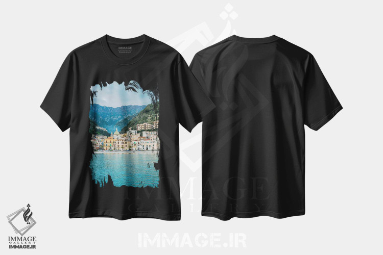 تیشرت طرح دار قلب ستارا I، مدیوم اثر جان بیلوس | immage.ir