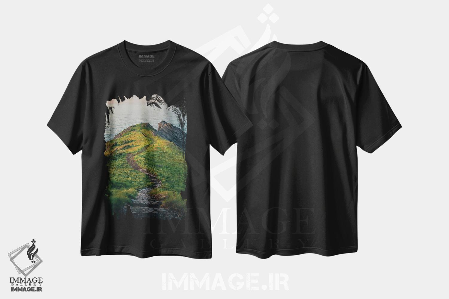 تیشرت طرح دار St. John's,نقطه توربی، سنت جانز، مدیوم اثر جان بیلوس | immage.ir