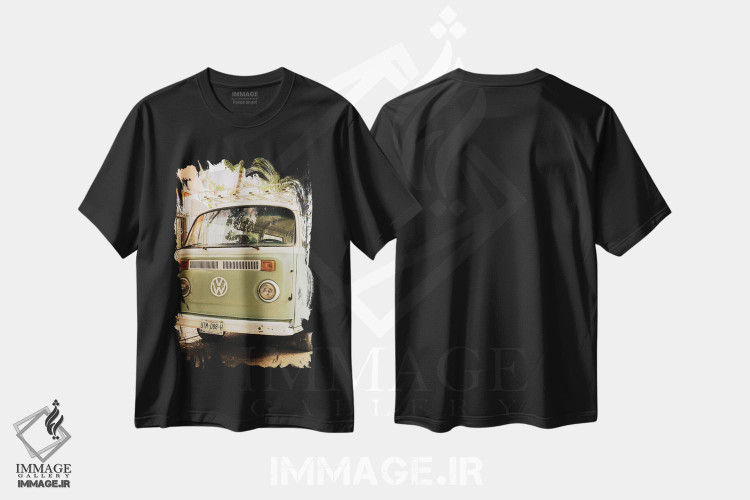 تیشرت طرح دار Tulum I,اتوبوس فولکس واگن، تولوم I، مدیوم اثر جان بیلوس | فروشگاه ایماژ