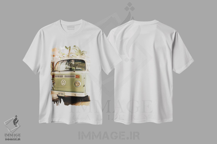 تیشرت طرح دار Tulum I,اتوبوس فولکس واگن، تولوم I، مدیوم اثر جان بیلوس | immage.ir