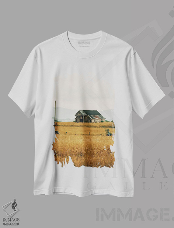 تیشرت طرح دار مناطق روستایی بلو ریج، دکور روستایی اثر جان بیلوس | فروشگاه ایماژ