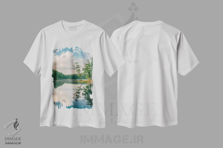 تیشرت طرح دار آثار جان بیلوس - فروشگاه ایماژ