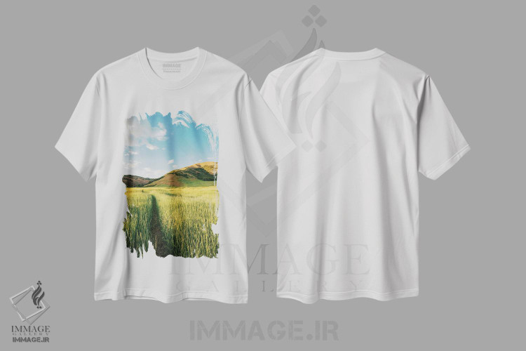 تیشرت طرح دار مسیر ساحلی بانوویل I، مدیوم اثر جان بیلوس | فروشگاه ایماژ