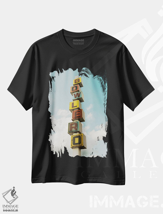 تیشرت طرح دار Royal Oak,بولرو، رویال اوک، تزئینی اثر جان بیلوس | فروشگاه ایماژ