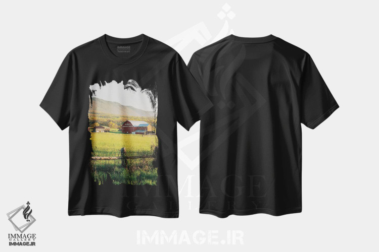 تیشرت طرح دار Massanutten I,برنرز، ماساناتن I، دکور روستایی اثر جان بیلوس | immage.ir