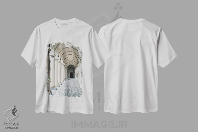 تیشرت طرح دار صومعه و موزه سن مارتینو، مدیوم اثر جان بیلوس | immage.ir