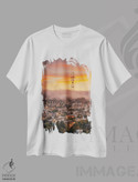 تیشرت طرح دار غروب کورونا هایتز II، تزئینی اثر جان بیلوس | فروشگاه ایماژ