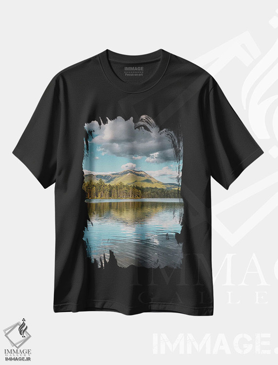 تیشرت طرح دار برکه دایسی، مدیوم اثر جان بیلوس | immage.ir