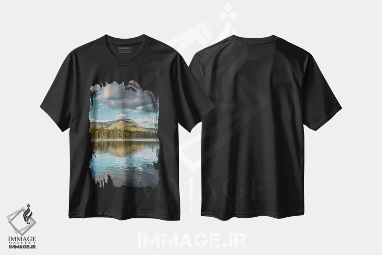 تیشرت طرح دار برکه دایسی، مدیوم اثر جان بیلوس | immage.ir