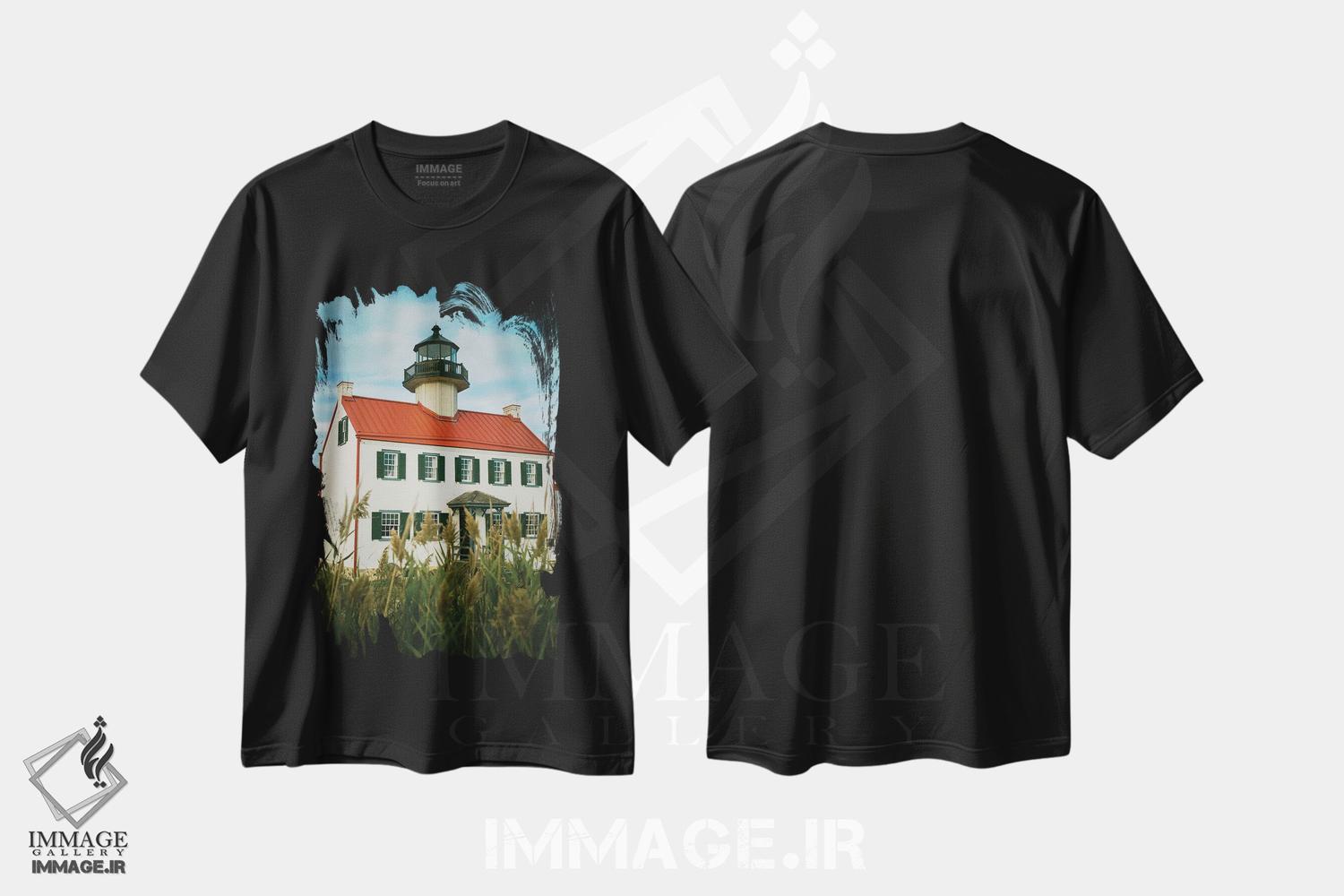 تیشرت طرح دار New Jersey,فانوس شرقی، نیوجرسی، تزئینی اثر جان بیلوس | فروشگاه ایماژ