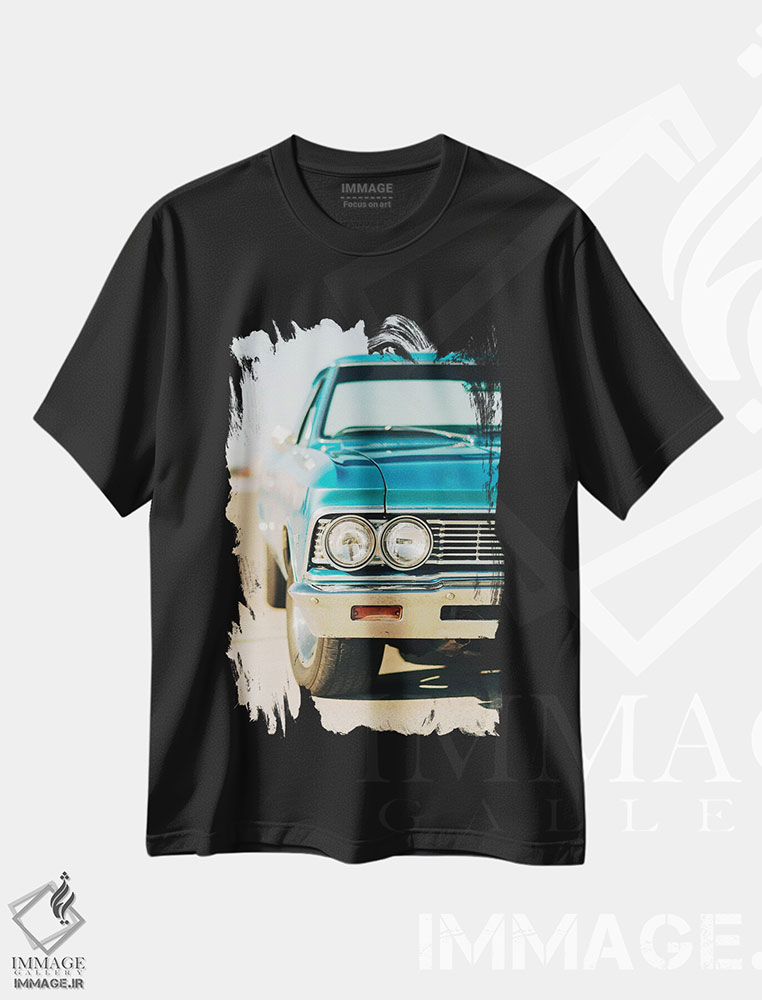 تیشرت طرح دار ال کامینو I، مدیوم اثر جان بیلوس | فروشگاه ایماژ