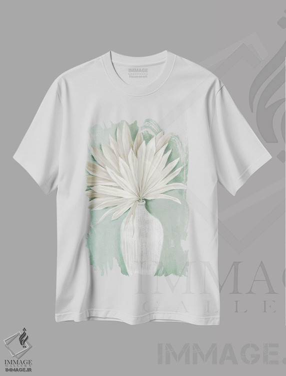 تیشرت طرح دار نخل های خشک بوهوی شنی II، دکور معاصر اثر الکس بلک | immage.ir
