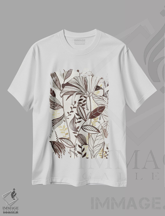 تیشرت طرح دار رقص شکوفه ها II، دکور معاصر اثر الکس بلک | immage.ir