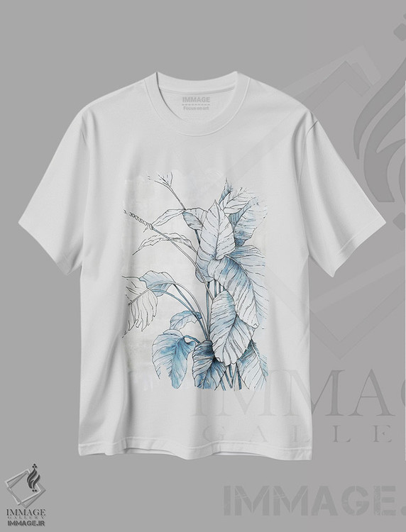 تیشرت طرح دار هارمونی آبی، دکور معاصر اثر الکس بلک | immage.ir
