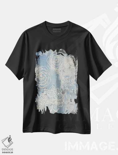 تیشرت طرح دار طرح مزرعه تویل II، دکور معاصر اثر الکس بلک | فروشگاه ایماژ