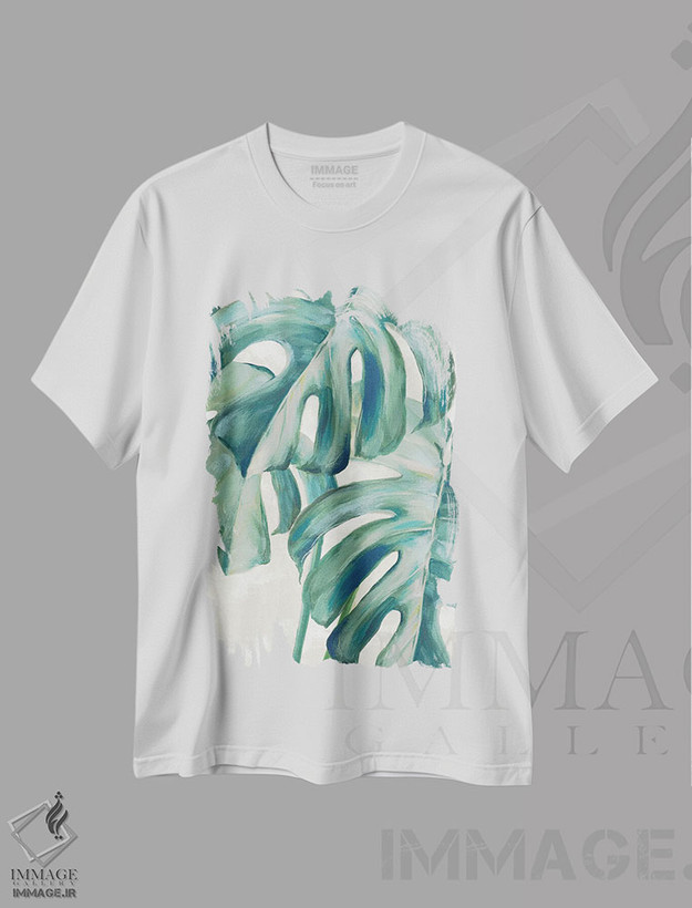 تیشرت طرح دار سمفونی جنگل II، دکور معاصر اثر الکس بلک | فروشگاه ایماژ