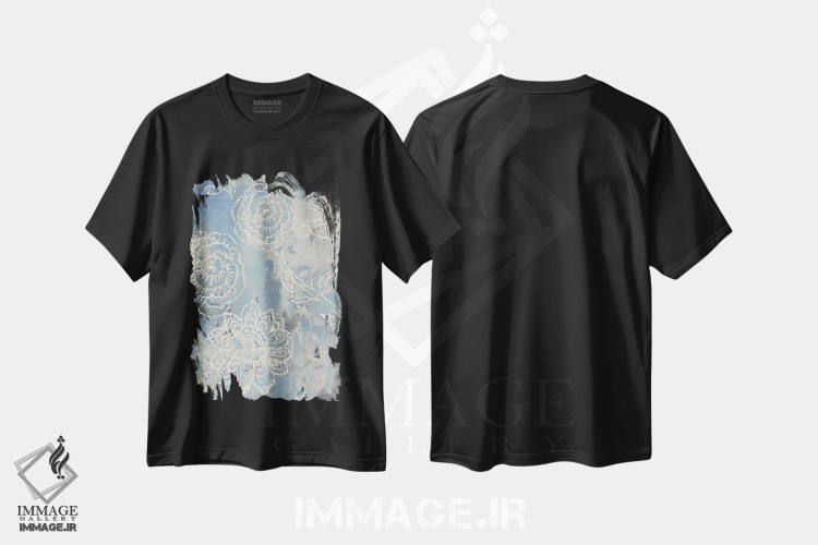 تیشرت طرح دار طرح مزرعه تویل II، دکور معاصر اثر الکس بلک | فروشگاه ایماژ