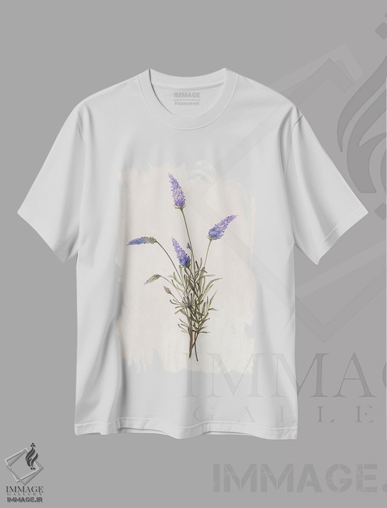 تیشرت طرح دار گیاهان وحشی I، تزئینی اثر الکس بلک | فروشگاه ایماژ