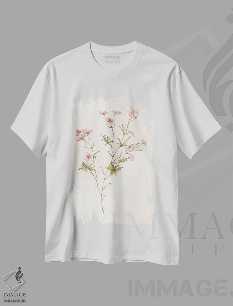 تیشرت طرح دار گیاهان وحشی II، تزئینی اثر الکس بلک | immage.ir