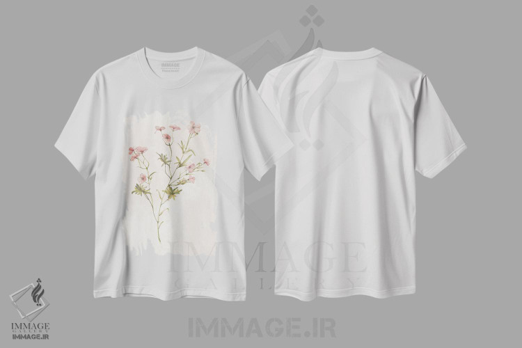 تیشرت طرح دار گیاهان وحشی II، تزئینی اثر الکس بلک | immage.ir