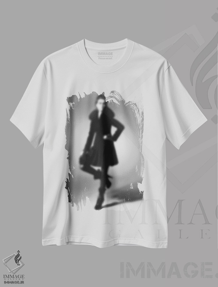 تیشرت طرح دار ترکیب محو، عکاسی سیاه و سفید اثر فایو بای فایو کالکتیو | immage.ir