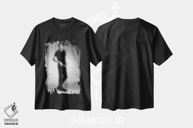 تیشرت طرح دار توماس محو، عکاسی سیاه و سفید اثر فایو بای فایو کالکتیو | immage.ir