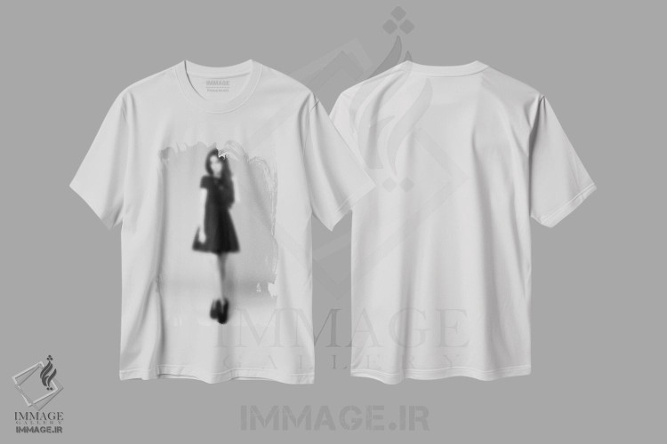 تیشرت طرح دار کوتور محو، عکاسی سیاه و سفید اثر فایو بای فایو کالکتیو | فروشگاه ایماژ