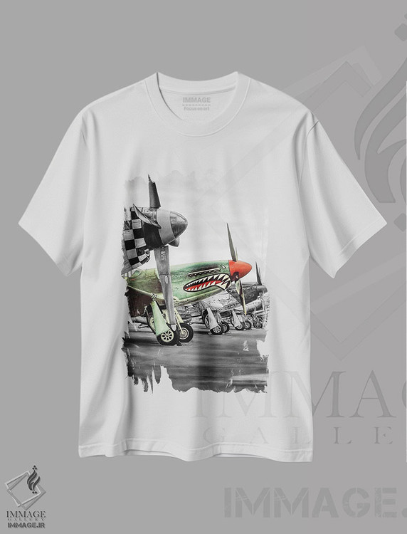 تیشرت طرح دار پرواز به سوی آسمان IV، تزئینی اثر جی.بلو استودیو | فروشگاه ایماژ