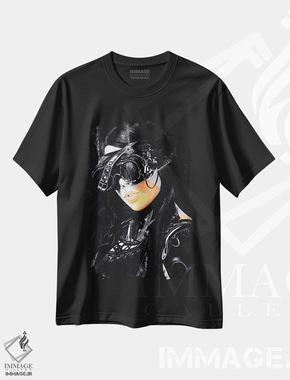 تیشرت طرح دار دختر استیم پانک II، دکوراسیون جایگزین اثر جی.بلو استودیو | فروشگاه ایماژ