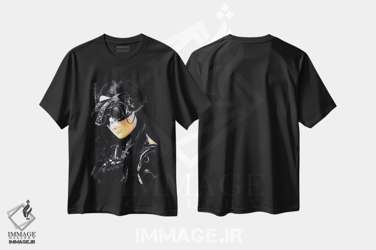 تیشرت طرح دار دختر استیم پانک II، دکوراسیون جایگزین اثر جی.بلو استودیو | فروشگاه ایماژ