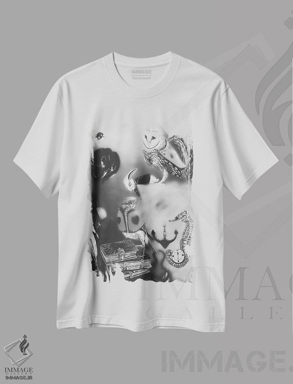 تیشرت طرح دار کلید دنیای شگفت انگیز، مدیوم اثر جی.بلو استودیو | immage.ir