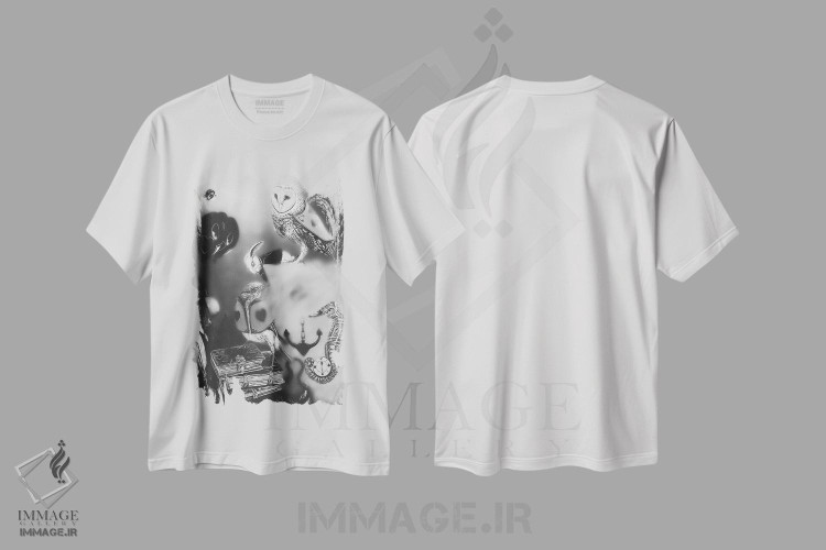 تیشرت طرح دار کلید دنیای شگفت انگیز، مدیوم اثر جی.بلو استودیو | immage.ir