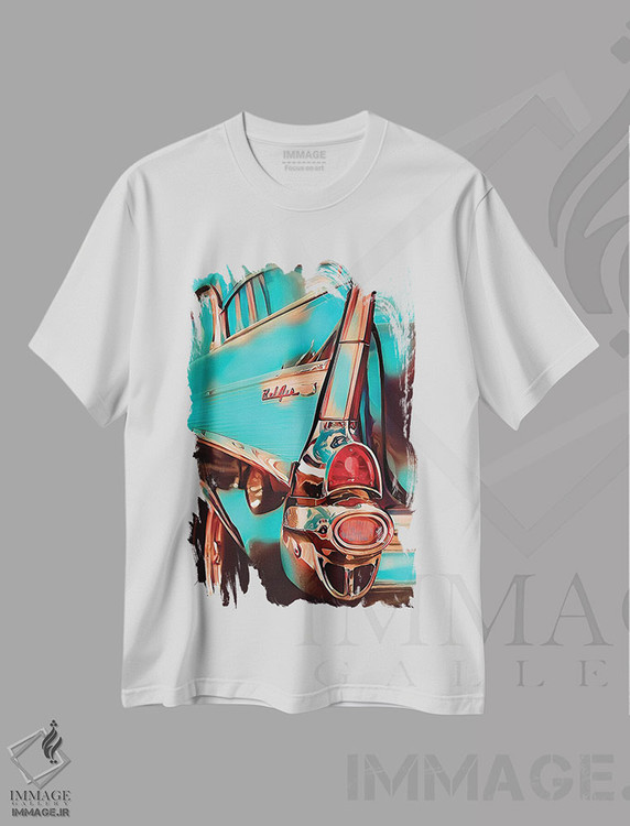 تیشرت طرح دار بیل اِیر قدیمی من، هنر فاخر معاصر اثر جی.بلو استودیو | فروشگاه ایماژ