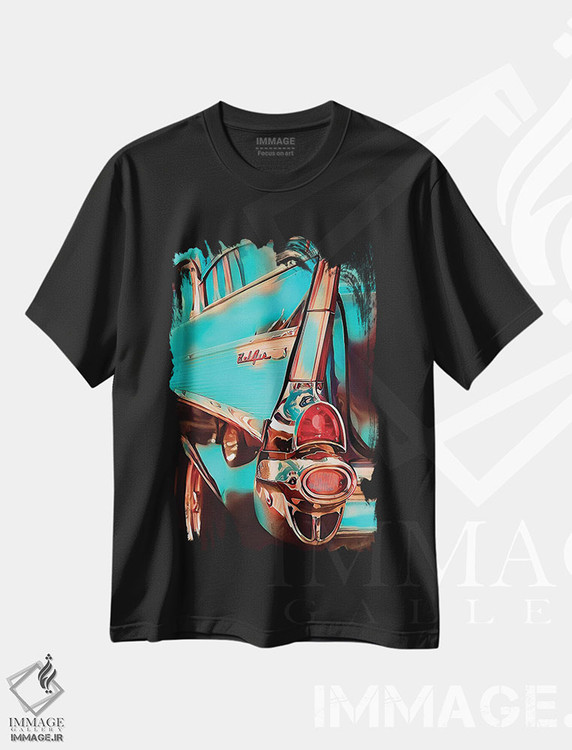 تیشرت طرح دار بیل اِیر قدیمی من، هنر فاخر معاصر اثر جی.بلو استودیو | immage.ir