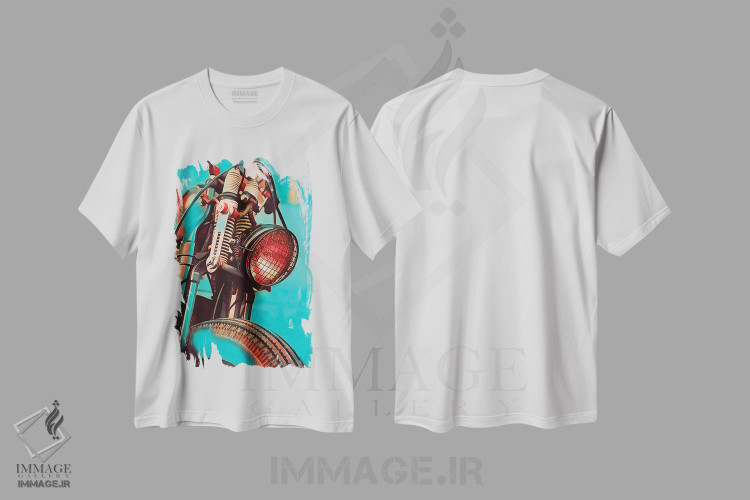 تیشرت طرح دار سواری خوب VI، هنر فاخر معاصر اثر جی.بلو استودیو | immage.ir