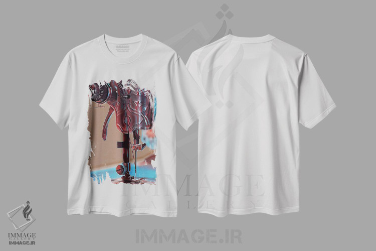 تیشرت طرح دار ماشین XVI، دکور معاصر اثر جی.بلو استودیو | immage.ir