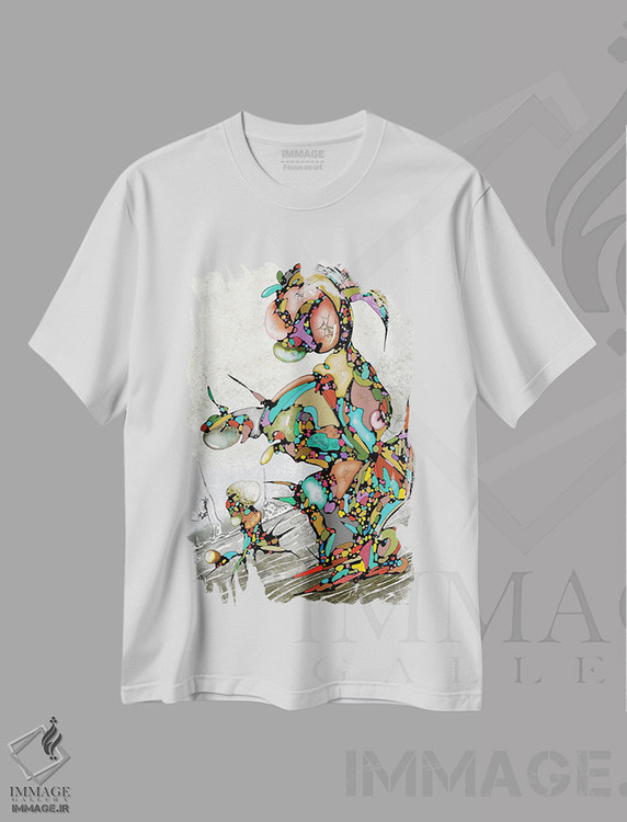 تیشرت طرح دار همیشه در حال سقوط اثر جی.بلو استودیو | فروشگاه ایماژ
