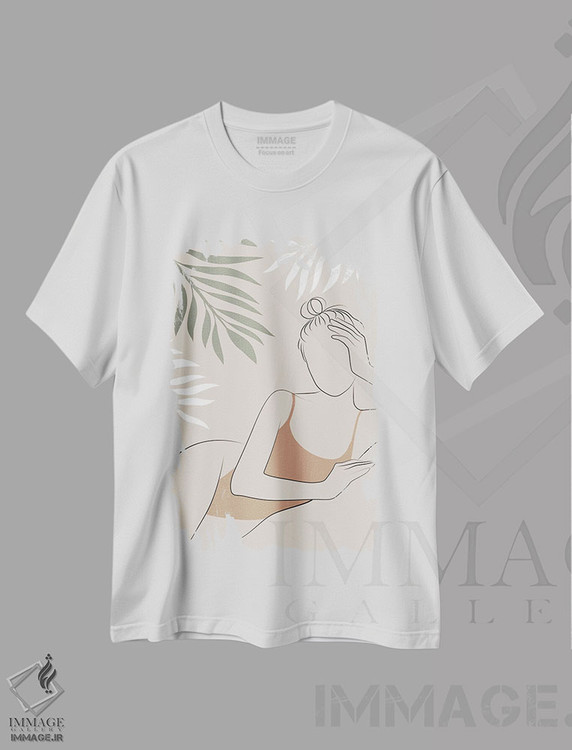 تیشرت طرح دار روزهای تابستان گرمسیری، تزئینی اثر بلک پرینتس | immage.ir